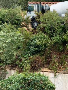 Effondrement du talus